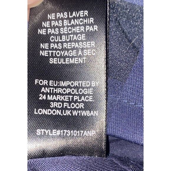 Current Air Anthropologie Blouse SP Short Sleeve Button Up Plaid Sheer Bows - Picture 16 of 16